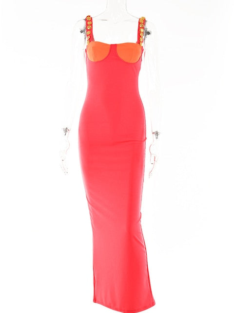 Elegant Strapless Sexy Maxi Dress - VegasDateNights